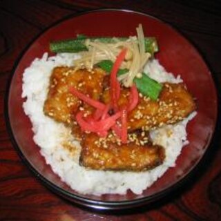 秋の味覚レシピ２０１０　秋刀魚の蒲ネバ丼